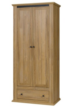 Šatní skříň Mezo MZ1 Barva korpusu: Dub - craft bílý