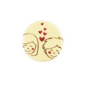 Dortisimo Michelle čokoládová dekorace Zamilovaný pár (135 ks)