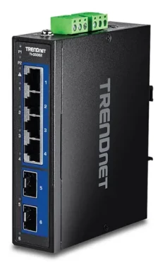 TRENDnet TI-G5062 / Switch / 4x 2,5G RJ-45 / 2x SFP+ 10G / průmyslový / DIN lišta / unmanaged (TI-G5062)