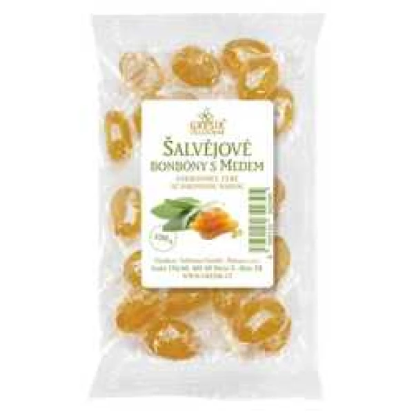 Grešík Šalvějové bonbony s medem 100 g