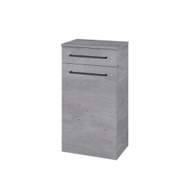 Dřevojas - Nízká skříňka DOS SNDZ 50 - D01 Beton / Úchytka T06 / D01 Beton / Levé 156190H