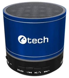 C-TECH SPK-08L modrá / Přenosný reproduktor / 3 W / BT 5.0 (8595729901643)