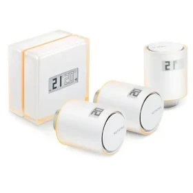 Netatmo Smart termostat bílá / 3 hlavice / aplikace (NBU-NTH-NAV)