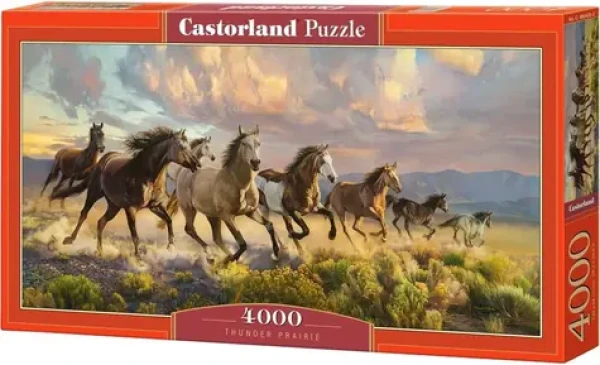 Castorland 400430 Puzzle Hřmící prérie