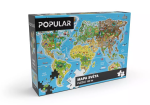 Popular Puzzle Mapa světa 160 dílků (CZ)