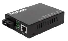 Intellinet Gigabit Media Converter SC Multimode 550m / Konvertor médií / RJ-45 / SC / 1000 Mbps (508544)