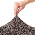 Bielastické potahy VENEZIA hnědá křeslo ušák (š. 60 - 110 cm)
