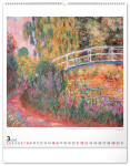 Nástěnný kalendář 2026 NOTIQUE - Claude Monet, 48 x 56 cm