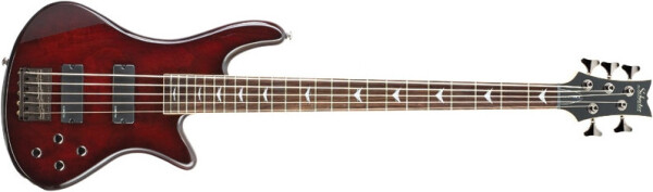 Schecter Stiletto Extreme 5, Rosewood Fingerboard - Black Cherry
