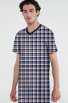 Vamp - NIGHTGOWN 100% COTTON 20624 - Vamp blue oxford xl