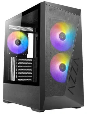 AZZA Reaver 225K01 / Midi PC skříň / ATX / Mesh panel / USB-C (CSAZ-225K01)