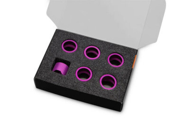 EKWB EK-Quantum Torque Compression Ring 6-Pack STC 16 - Purple (3831109834848)