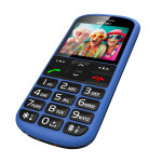 EVOLVEO EasyPhone XS, mobilní telefon pro seniory, modrý
