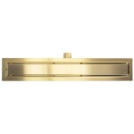 REA - Odtokový žlab Neox brush gold 100 REA-G4863