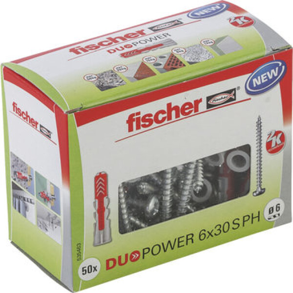 Fischer DuoPower 6x30 PH LD 50 ks (535463)