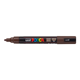 Posca popisovač PC-5M, 1,8 - 2,5 mm, tmavě hnědá (22)