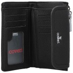 Stylová dámská koženková peněženka Coveri Deana, černá