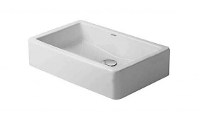 DURAVIT - Vero Umyvadlo na desku, 60x38 cm, bez přepadu, bez otvoru pro baterii, bílá 0455600000