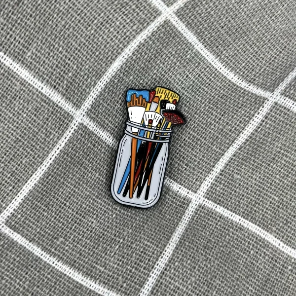 Pinarna.cz Štětce od barev ve sklenici