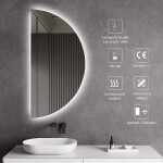 CERANO - Koupelnové LED zrcadlo Mare - 50x100 CER-476687