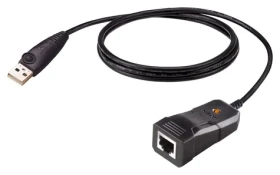 ATEN USB - RJ-45 (RS-232) černá / Sériový převodník / 1,2 m (UC232BF-AT)