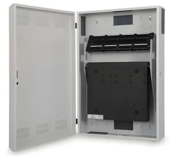 Digitus Slim šedá / Nástěnný rozvaděč / 3U / 600x900x200 mm / ocel / IP20 (DN-19 WM-3H3V-SL)