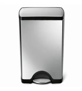 Simplehuman Pedálový odpadkový koš – 38 l / obdélníkový/ matná ocel/ FPP (CW1814)