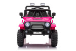 Mamido Elektrické autíčko OFF ROAD EXTREME 4x4 růžové 24V | 200W | 50 kg | EVA | LED | 2,4Ghz | ECO kůže