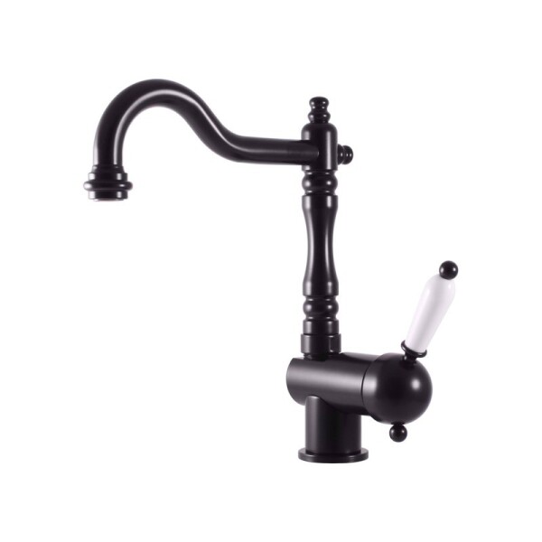 RAV Slezák - Dřezová baterie pro nízkotlaké ohřívače, Černá - matná, 1/2" E508.5/8CMAT