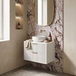 REA - Koupelnová skříňka pod umyvadlo Mono 60cm White REA-M0402