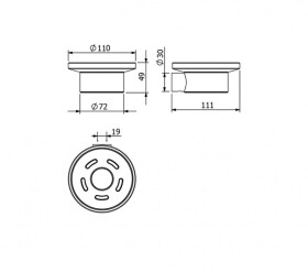 KLUDI - Vela R Mýdlenka s držákem, sklo/kartáčovaný nikl 58985N5