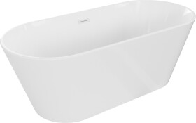 MEXEN/S - Flavia vana volně stojící 160 x 75, bílá, sifon a přepad bílá 54031608000-20