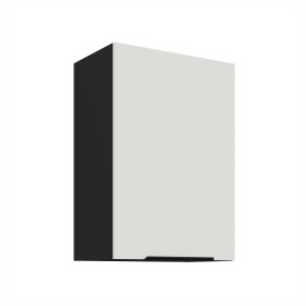 Horní skříňka Aria 50 G-72 1F Barva korpusu: Černá, Barva dvířek: WH - Crystal white AFM