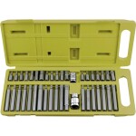 Hroty IMBUS-TORX-XZN sada 40 ks pro ráčny 3/8" 1/2" CrV Extol Craft 6640