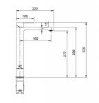 VILLEROY & BOCH - Architectura Umyvadlová baterie s výpustí Push-Open, AquaSmart, chrom TVW10300500061
