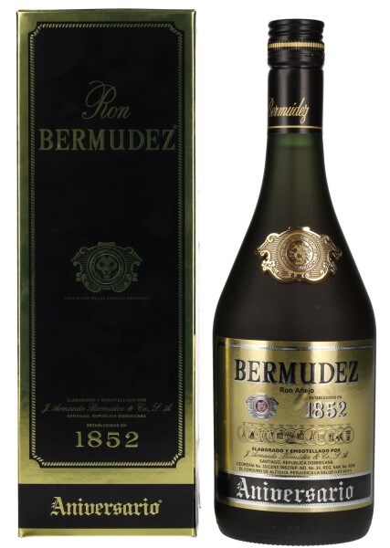 Ron Bermudez Aniversario Dominicano Rum 12y 40% 0,7 l (tuba)