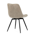 Jídelní židle, hnědá, látka, HC-T1130 CAP2