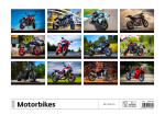 Nástěnný kalendář 2026 Helma - Motorbikes
