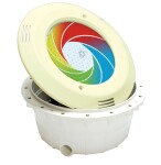 Vagnerpool Podvodní světlomet VA LED RGB-DMX; barevné, PF, 12 V; 55 W, písková barva, pro betonové bazény