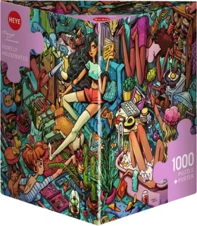 HEYE Puzzle Spolubydlící v domácnosti