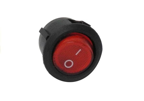 Mamido Tlačítko pro zapnutí a vypnutí elektrického autíčka 22 mm 2 piny