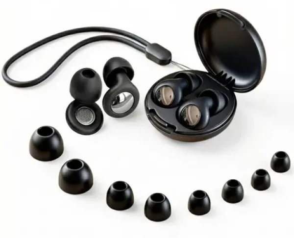 Tech-Protect QuietFit černá / Špunty do uší / akustický filtr / silikon