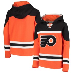 Fanatics Dětská Mikina Philadelphia Flyers Asset Lace-Up Pullover Hoodie Velikost: Dětské let)