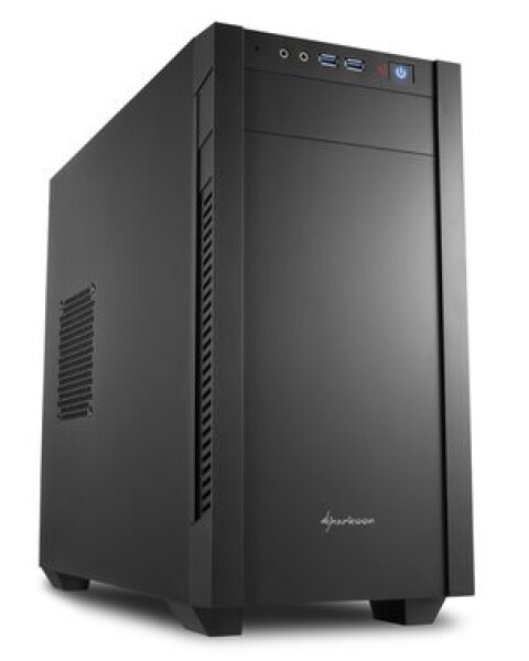 Sharkoon S1000 černá / Micro ATX / 2x USB 3.0 / 3x 120 mm / Bez zdroje (4044951013937)