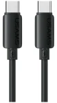 USAMS U98 černá / Datový kabel / USB-C - Lightning / 30W / 3A / 1m / silikonový (SJ788USB01)