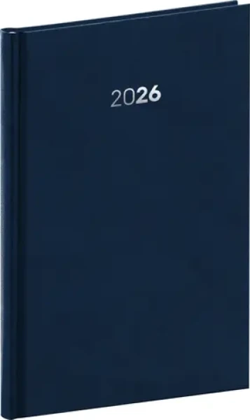 NOTIQUE Týdenní diář Balakon 2026, tmavě modrý, 15 x 21 cm (PGD-TA5BA-6215)