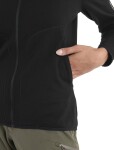 Dámská merino mikina ICEBREAKER Wmns 560 Realfleece Elemental II LS Z, Black velikost: L