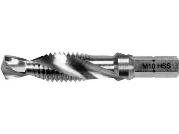 YATO Vrták se závitníkem M10 HEX / Vrták / HEX stopka