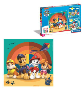 Puzzle Tlapková Patrola 3x48 dílků - Clementoni