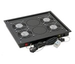 TRITON Ventilační jednotka horní (spodní), 4 ventilátory-230V/60W, termostat, šedá EDF_1047440